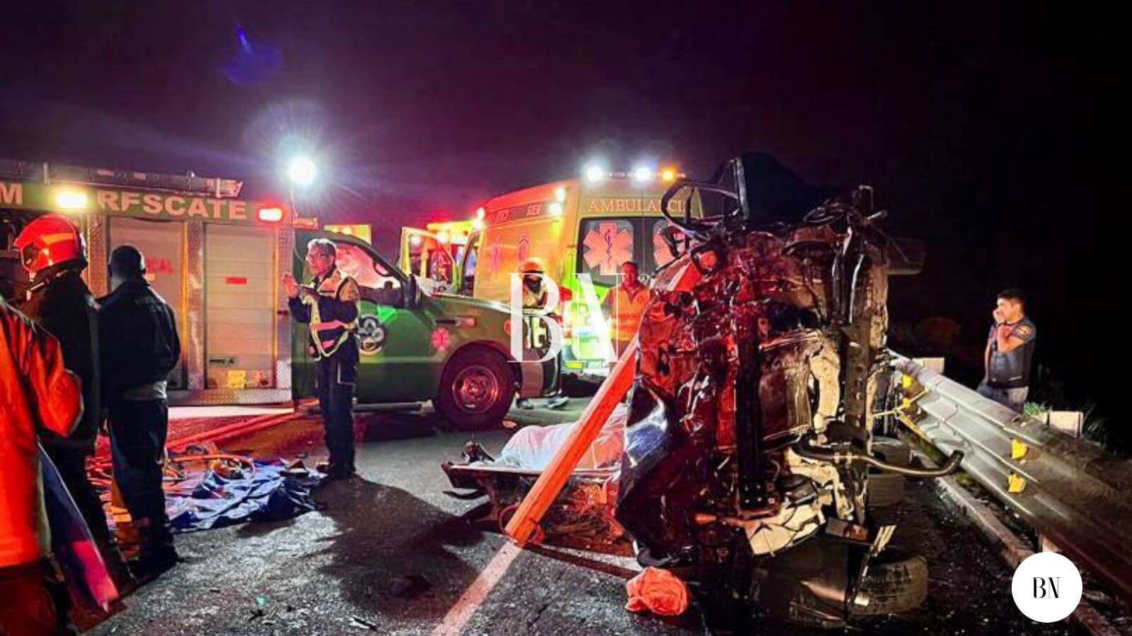 Brutal choque en la autopista Bicentenario; cinco muertos