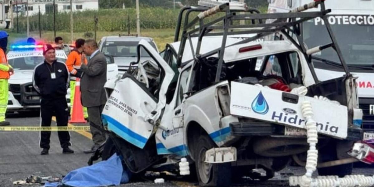 Tragedia en Calpulalpan, Tlaxcala: fuerte choque en la carretera México-Veracruz deja 4 muertos